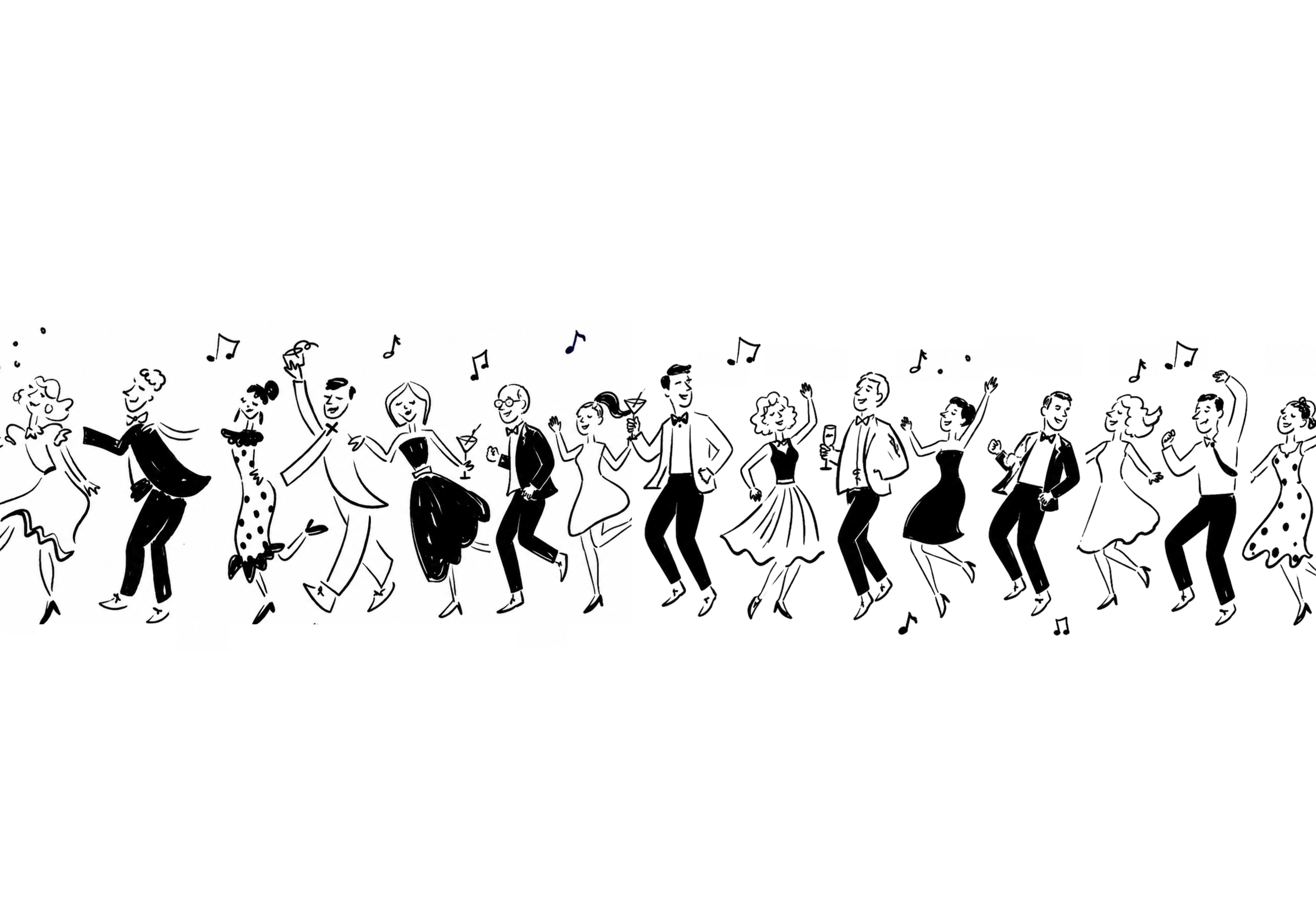 Dancing guests